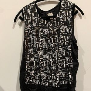 Converse One Star Tank Size XL Black and White